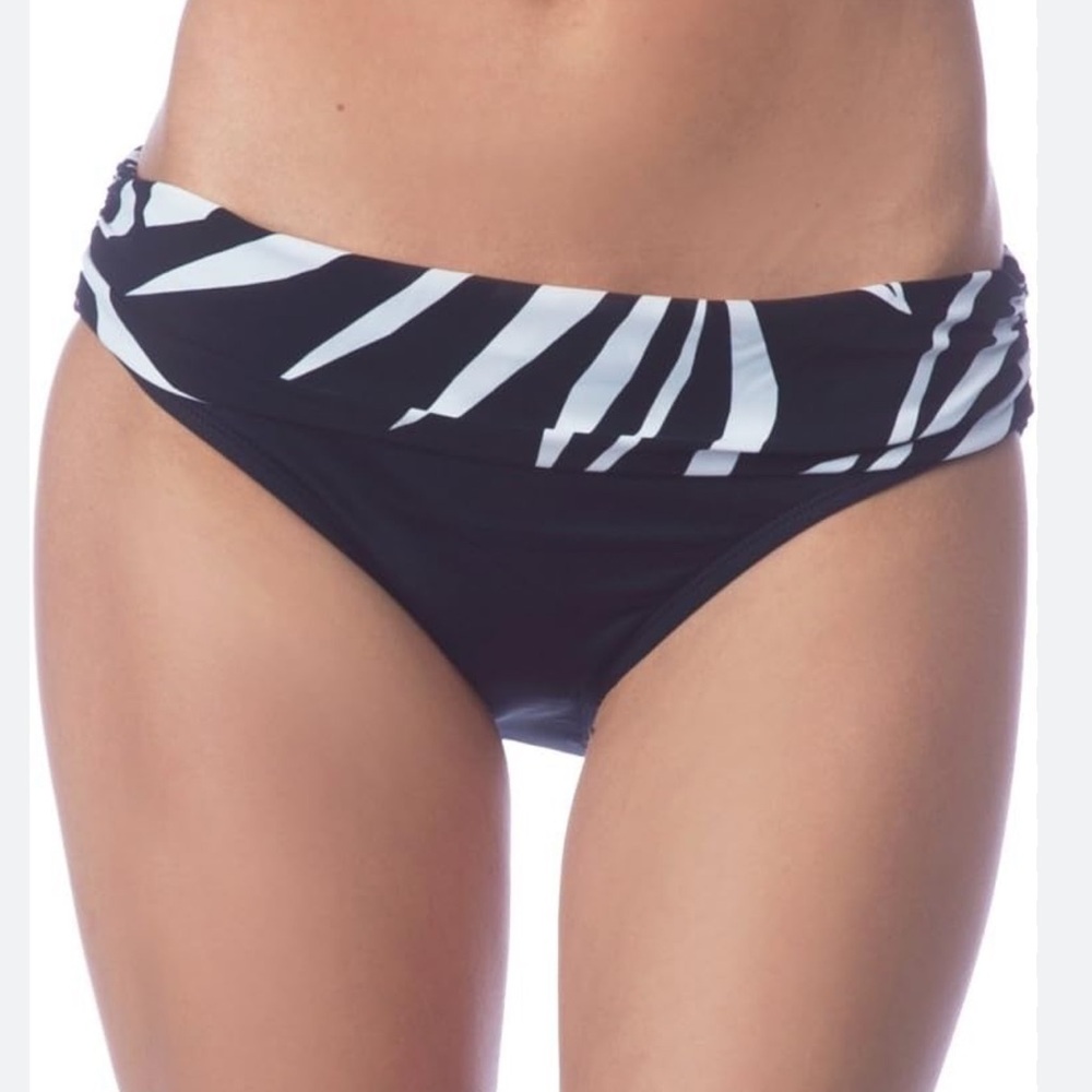 La Blanca Shirred Band Hipster Bikini Bottom